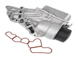 Oil Filter Housing with Oil Cooler Fits for Mercedes C280 C230 C350 G550 ML350 ML450 ML550 S550 74445138