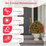 2 PCS Red Artificial Rose Topiary Ball Tree 62400350