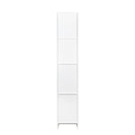 ZUN Freestanding Cabinet with Inadjustable Shelves and two Doors for Kitchen, Dining Room, White W33165045