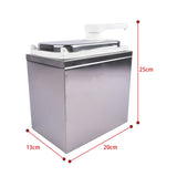 2L Stainless Steel Sauce Pump Dispenser Squeeze Condiment Dispensing Container Condiment Pump 06135786