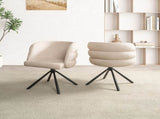 270&deg Swivel Home Office Desk Chairs Set of 2,Modern Dining Chairs, Upholstered Bedroom Chairs W757P281146