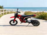 Red 12" Kids Electric Dirt Bike 24V 350W Motor, Up to 15 MPH Powerful Speed Ride-On Toy for Young 97574520