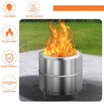 ZUN 19.3*19.3*19.3in Smokeless Fire pit 40643752