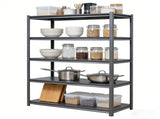 5-Tier Adjustable Storage Shelves for Garage, Capable of Holding 2000LBS - Heavy-Duty Metal Utility 72884400