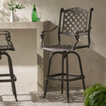 ZUN CAST ALUMINUM BAR STOOL 46231983