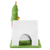 24in Christmas Cat House Cat Bed Cave, Soft Plush Christmas Nest Holiday Decor for Indoor Cats 64956948