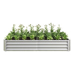 ZUN Raised Garden Bed Outdoor, 6×3×1ft , Metal Raised Rectangle Planter Beds for Plants, Vegetables, and 57393936