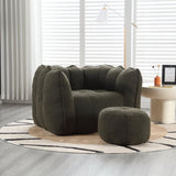 Soft Bean Bag Chair with High Resilient Foamfor living room and bedroom,Comfortable Square W1996P182140