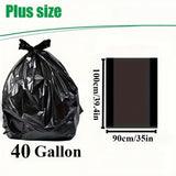 40 Gallon Trash Bags Heavy Duty, 1.9MIL Trash Bags Large Black Trash Bags 35in*39.4in 78738738
