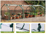 Mini Greenhouse with PVC Cover, Indoor Outdoor Plant Gardening Green House for Garden Backyard, 11104035
