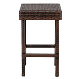 ZUN Bar Stool-Table and Chair Set of 4 Brown Gradient（Only 4 bar chairs included） 99689671