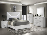 Blanca Modern Style 6- Drawer Dresser Made with Wood in White B009P243269