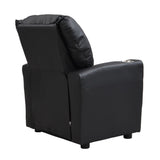 Kids Recliner Chair Black PVC W214103913