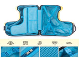 22 Inch Ride-on Suitcase for Kids & Teens, Toddler Travel Luggage with Seat, Spinner Wheels, Safety 29854927