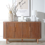 ZUN Accent Storage Cabinet, Modern Accent Buffet Cabinet Adjustable Shelves, Freestanding Sideboard W2729P246231