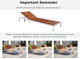Outdoor Chaise Lounges Pool Lounge Chairs Outdoor Daybed Recliner with Adjustable Backrest for N719P383161K