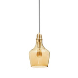 Auburn Bell Shaped Hanging Glass Pendant Light B035P264533
