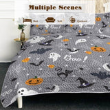 3pcs Christmas Set Comforter Set For Girls Boys Women, Soft Lightweight Halloween Bedding Set 1 75270399
