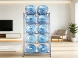 ier Water Jug Holder, 5 Gallon Water Bottle Rack Holds 10 Bottles, Double Row Water Jug Stand for 21500954