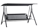 2-Seat Outdoor Patio Swing Chair-Black 70793553