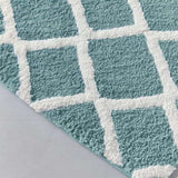 Reversible High Pile Tufted Microfiber Bath Rug B03598726
