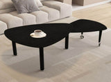 360 degree Rotatable modern Coffee Table for Living Room, solid wood legs with simply assemble W2899P372756