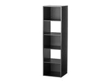 5 Cube Vertical Storage Organizer, Black 53010129