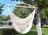 Hanging Swing Cotton Rope Hammock Chair Patio Porch Garden Camping Picnic 87967296