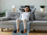 Full Body Vibration Massage Mat with Neck & Foot Massager - 10 Massage Zones 3-Level Lumbar 69400729