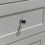 White 3 Drawer Nightstand with Charging Station and USB Ports & Power Outlets,Wooden Bed Side W141260296