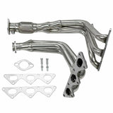 Maximizer Steel Exhaust Header Fit For 91-99 Mitsubishi 3000GT Stealth DOHC V6 MT001159 24113195