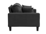57 " High Resilience Loveseat Sofa, Wooden Frame 2 Seat Sofa, Comfy , Small Space Saving Modern W311P221210