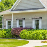 200 x 100 Household Application Door & Window Rain Cover Eaves Canopy Brown & 66120262