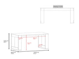 Writing Desk with Ample Workstation and Sturdy Legs B097P296832