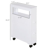 ZUN Bathroom Side Storage Cabinet - White （Prohibited by WalMart） 06312273