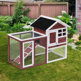 ZUN Small Animal Cage /Rabbit Hutch （Prohibited by WalMart） 31049947