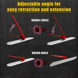 Bull Float Concrete Tools, 488 Magnesium Aluminum Alloy Concrete Float with 4 Combinable 03777904