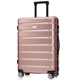 Hardshell Luggage Set 3 Piece, Durable ABSPC Travel Suitcase with Spinner Wheels for Men Women N730P245304R