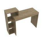 ZUN Salomé Computer Desk with Open Storage, Natural Oak B128P263727