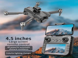 Foldable Quadcopter Drone Brushless Motors, Large Display Remote Control, 360&deg Obstacle 29349595