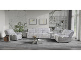 Bruni Grey Console Reclining Loveseat B201P299731