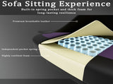 Gaming Chair with Pocket Spring Cushion and Footrest, Ergonomic Computer Chair for Adults, 59015480
