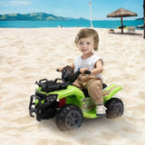 ZUN 6V Kids Ride-On ATV Car, Powered 4-Wheeler Quad w/ Music Horn USB MP3, 1.9 MPH Max Speed, Electric W2181P190018