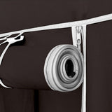 10 Tiers Shoe Rack with Dustproof Cover Closet Shoe Storage Cabinet Organizer Dark Brown 21202749