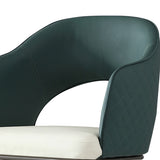 Dining Chairs Set of 2, Modern Faux Leather Dining Metal Legs for Living Kitchen Dining Room W2699P215092