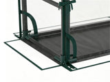 36" x 20" x 34" ortable Mini Greenhouse PE Bottom Mat, Waterproof Clear PVC Plant Grow Tent 05543549