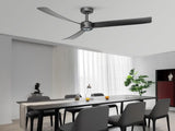 52 Inch Ceiling Fans with Lights Led Remote Control Low Profile Flush Mount for Living Room Bedroom 95151512
