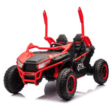 24V Two-seater Kids Ride On UTV w/Parents Control,20in seat width,400W Super high power,Four-wheel W1578P198433