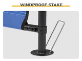 4*4*3.3FT Black Iron Pipe PVC Coated Polyester Waterproof and UV-resistant Blue Pet Tent. 32353754