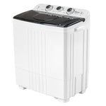 ZUN Twin Tub with Built-in Drain Pump XPB45-428S 20Lbs Semi-automatic Twin Tube Washing Machine for 00898133